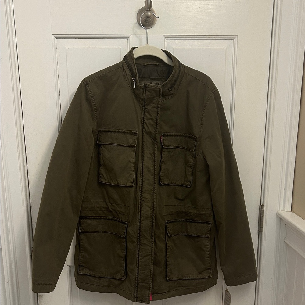 Women's Olive Military Field Jacket